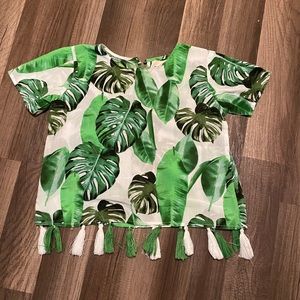 Tropical fringe girls top GB girls